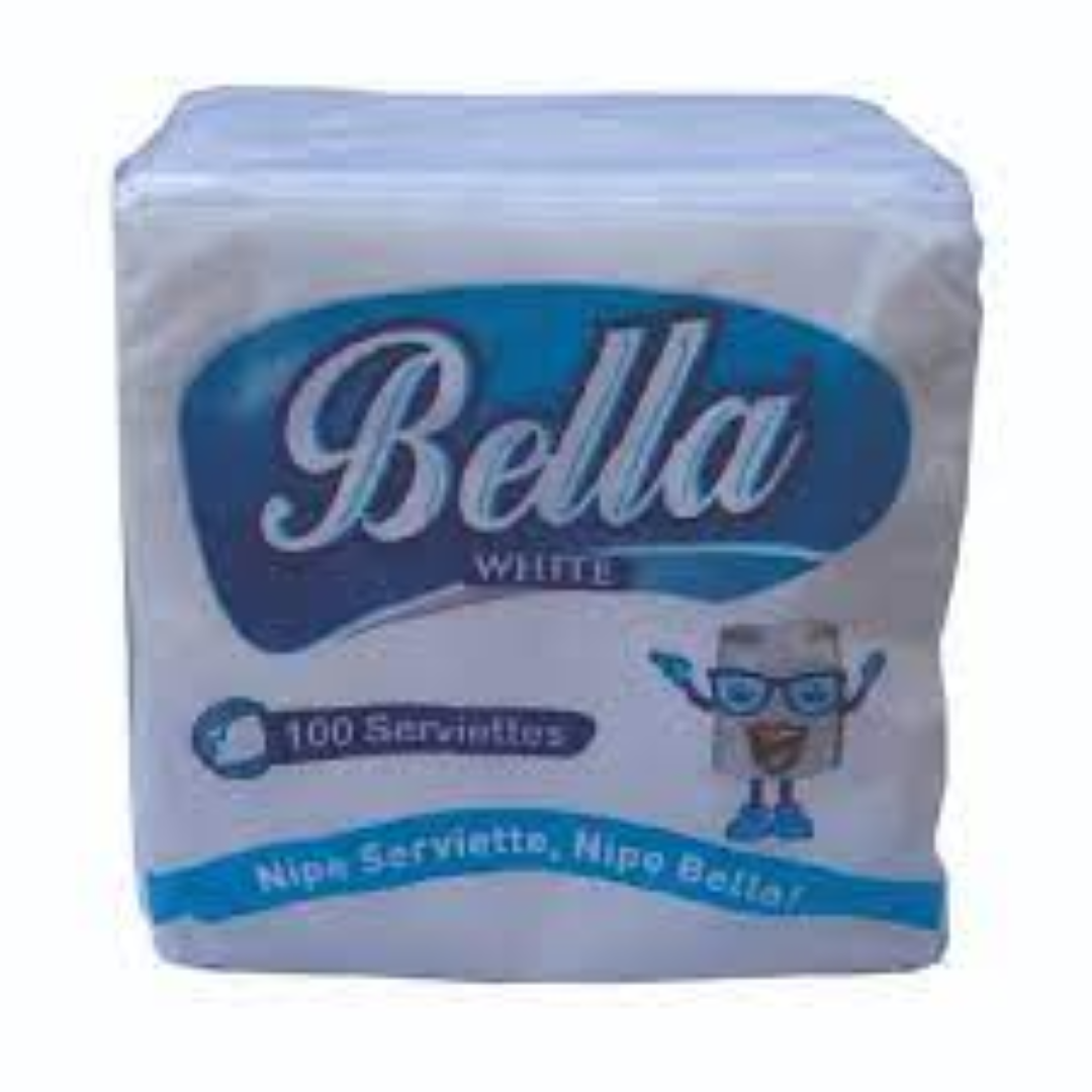 BELLA PAPER SERVIETTES 100'S